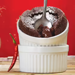 Mini Vegan Mexican Chocolate SoufflÃ©s