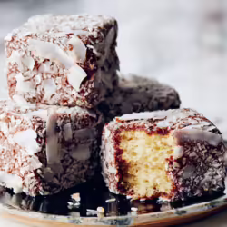 Classic Vegan Australian Lamingtons