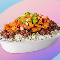 Vegan Copycat Chipotle Chicken Burrito Bowl
