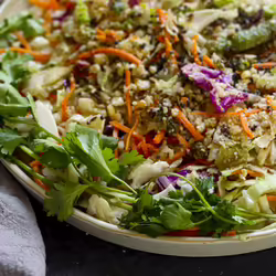Vegan Koshimbir (Indian Cabbage Slaw) With Roasted Cashews