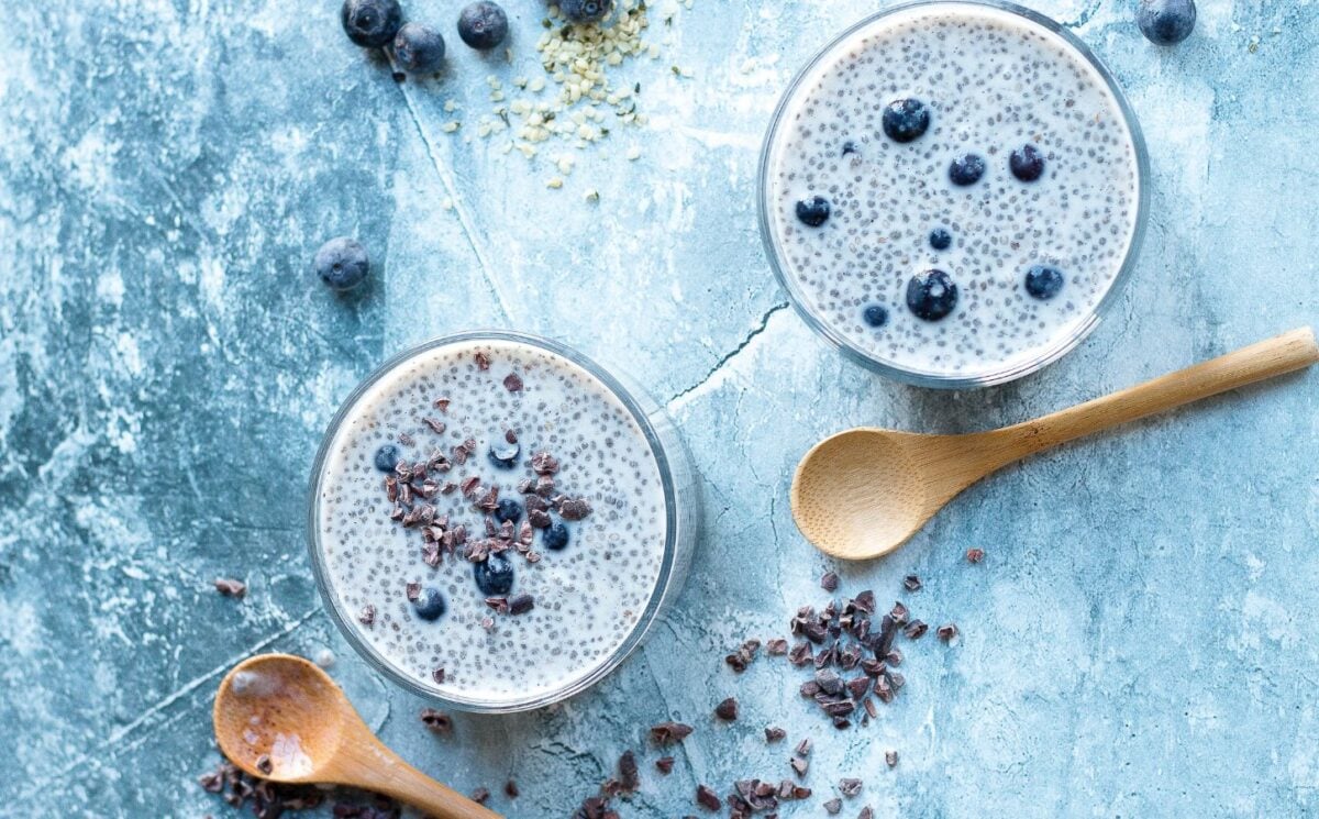 This ‘Blueberries And Cream’ Chia Pudding Is The Perfect Vegan Breakfast