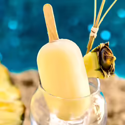 Tropical Vegan PiÃ±a Colada Popsicles