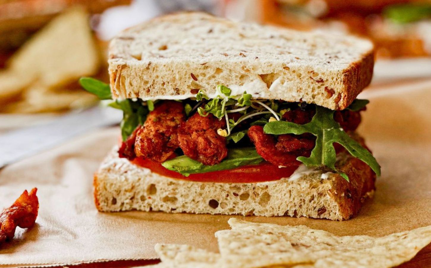 This Protein-Packed Vegan BLT Is Perfect For Lunch