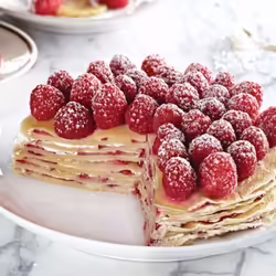 Vegan Sweet CrÃªpe Cake With Grand Marnier-Infused Whipped Cream
