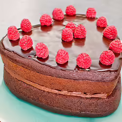 The Cutest Heart-Shaped Vegan Chocolate Cake for Valentine’s Day