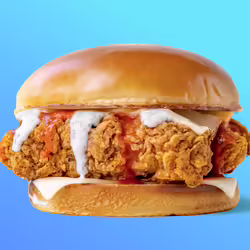 Vegan Copycat WhataburgerÂ Buffalo Ranch Chicken Strip Sandwich