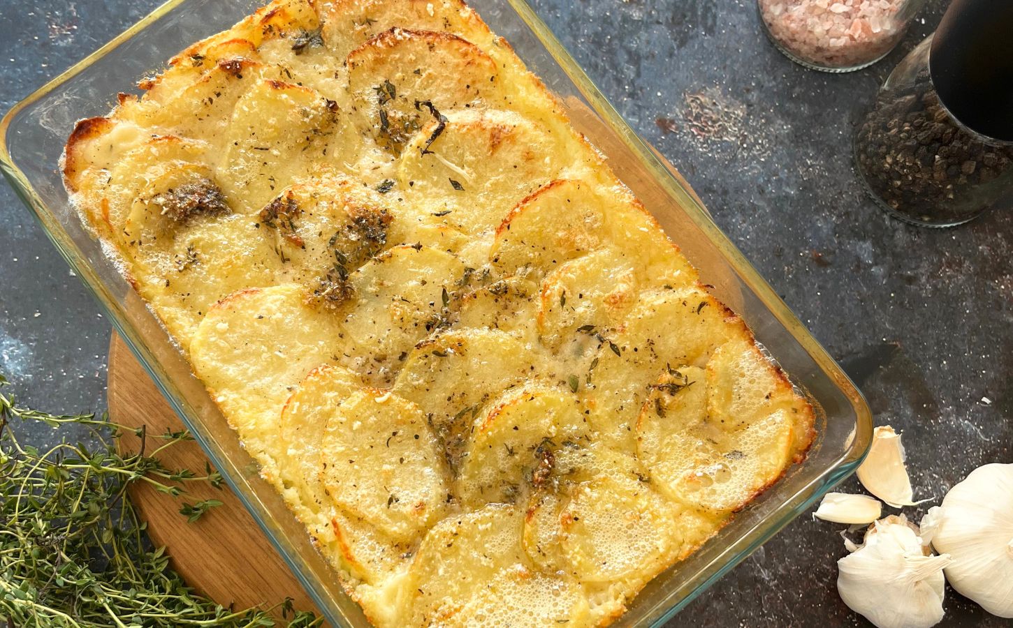 This Creamy Garlic Potato Gratin Is Completely Vegan