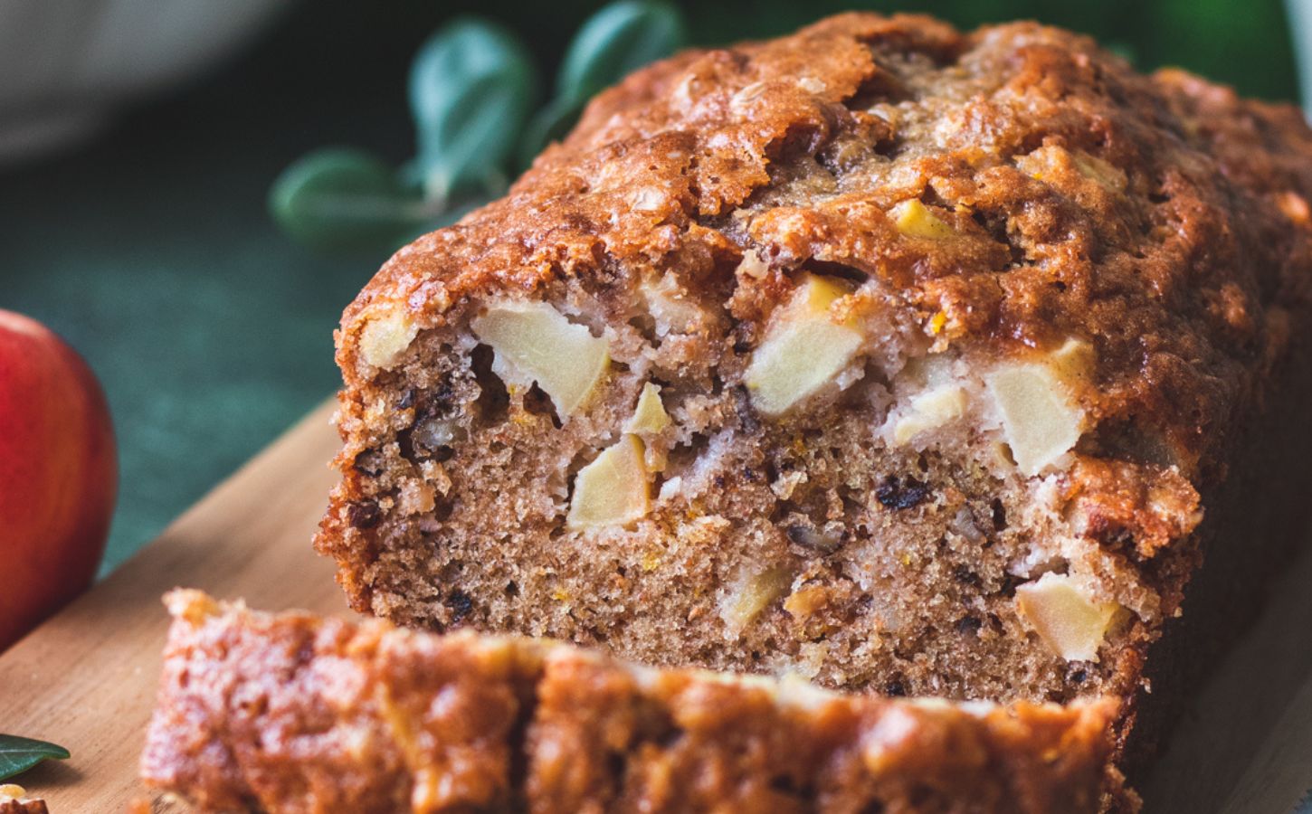 Find Comfort In This Vegan Spiced Apple Loaf Cake