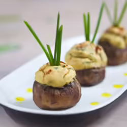 Easy Vegan and Gluten-Free Stuffed Mushrooms