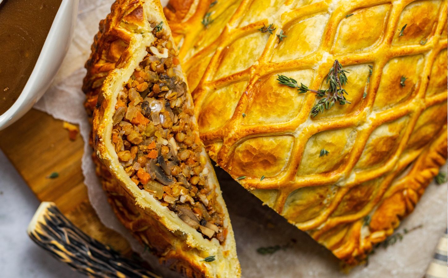 This Lentil And Mushroom Wellington Is A Warming And Comforting Fall Recipe