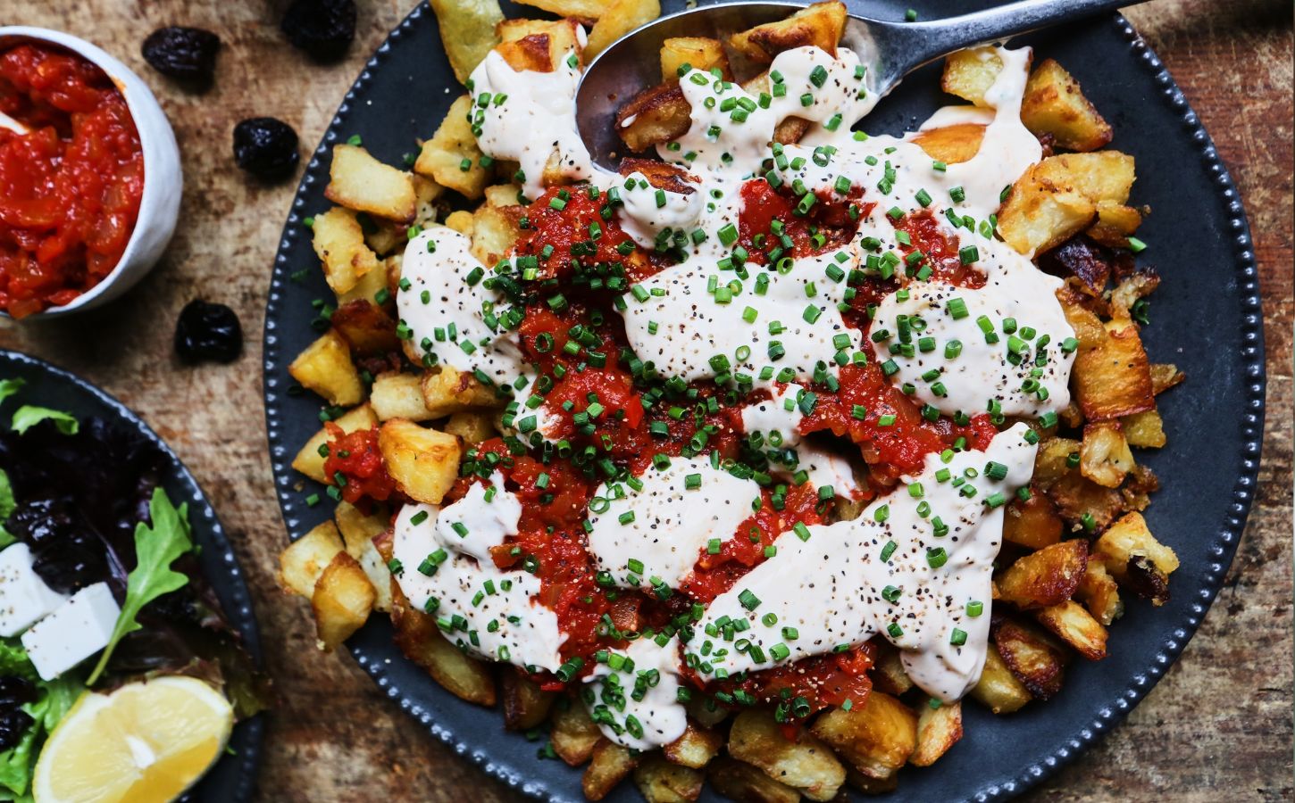 This Vegan Patatas Bravas Is A Perfect Easy Dinner Party Recipe