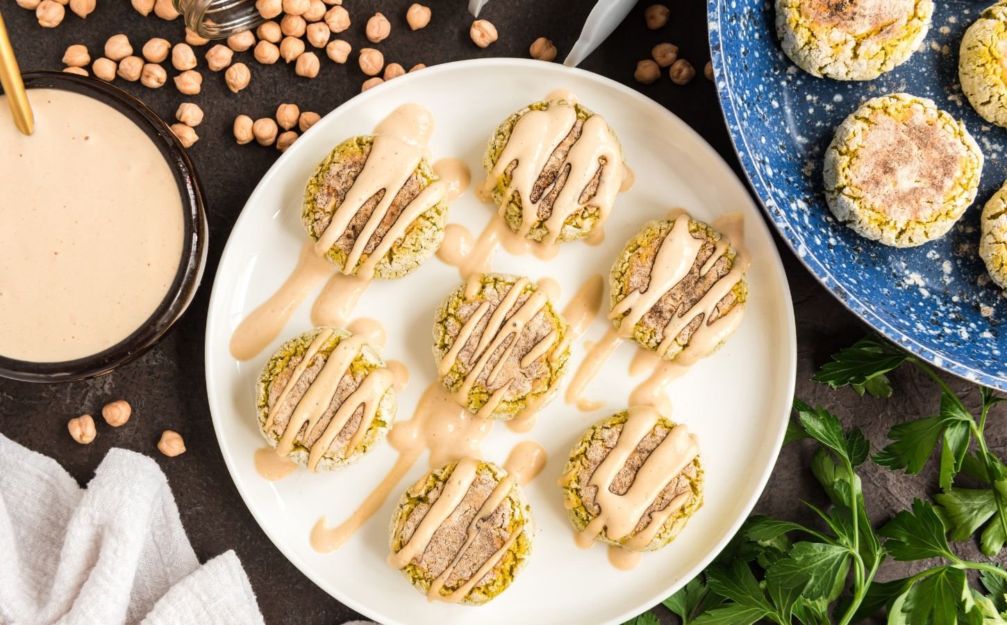 Try These Vegan Falafels With Smoky Tahini Sauce
