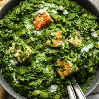 Tofu Palak Paneer