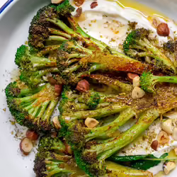 Vegan Za’atar-Seared Broccoli Steaks
