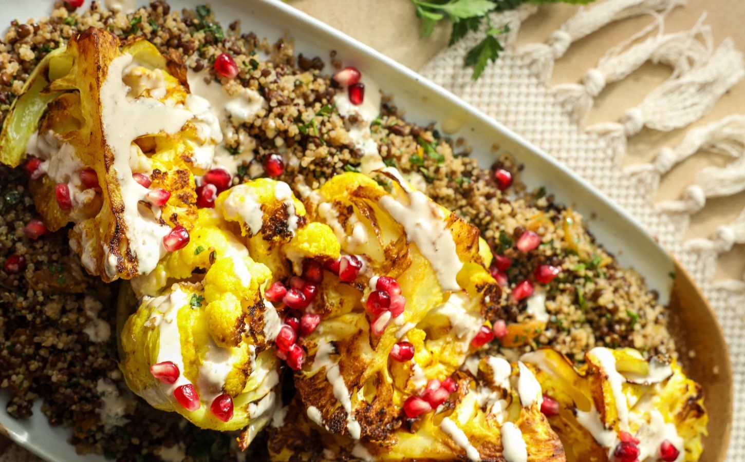 This Turmeric Cauliflower Grains Dish Is Packed With Nutrients