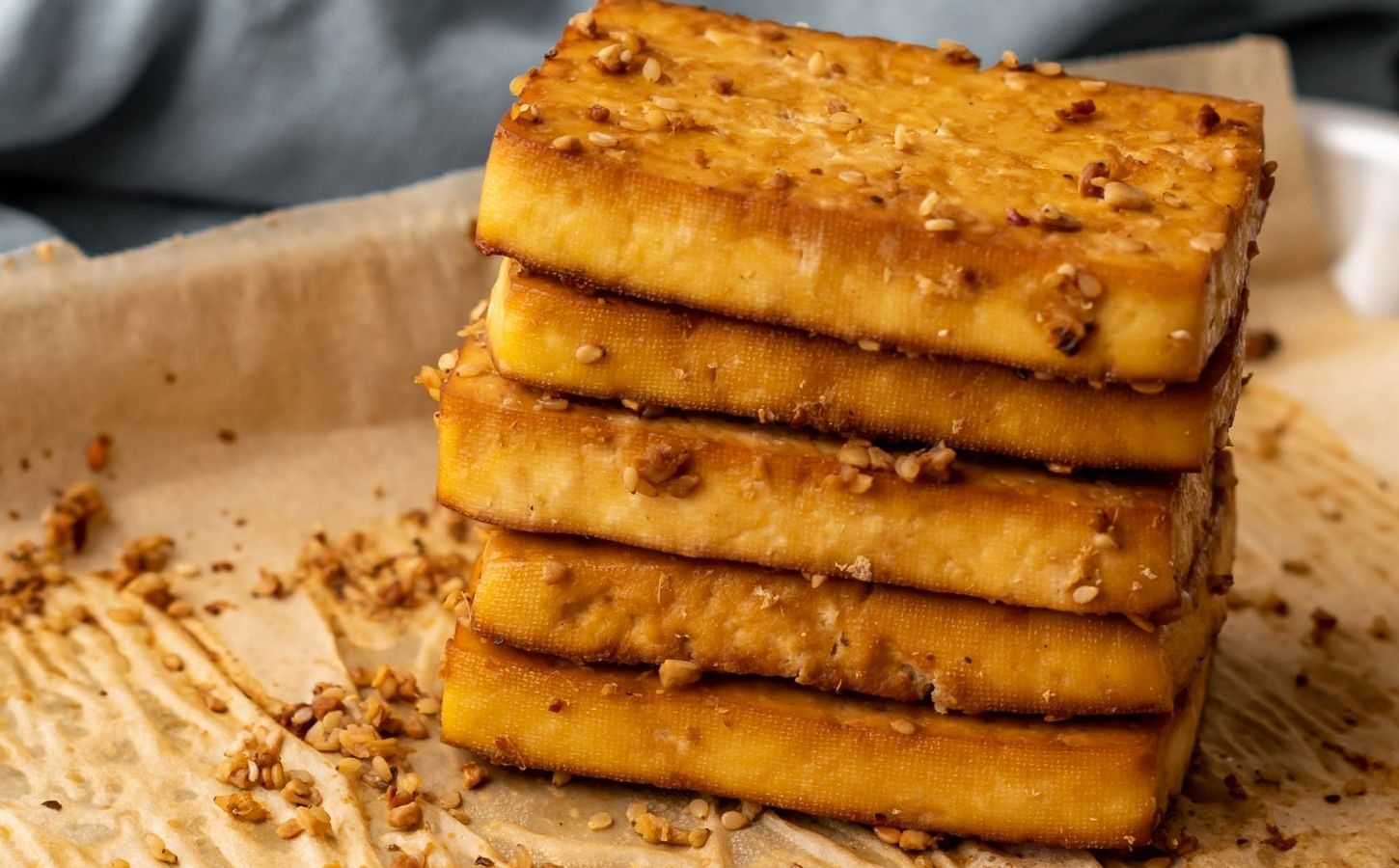 Try This Oil-Free Sesame Ginger Baked Tofu
