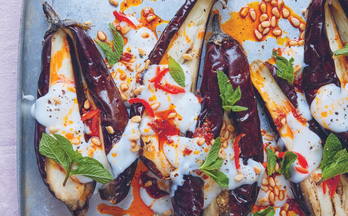 This Roasted Aubergine With Harissa Yogurt Is Sure To Impress