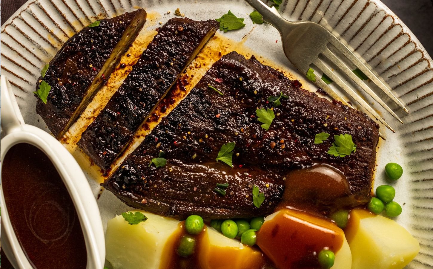 Jazz Up Your Vegan Roast Dinner With This Roasted Aubergine Steak