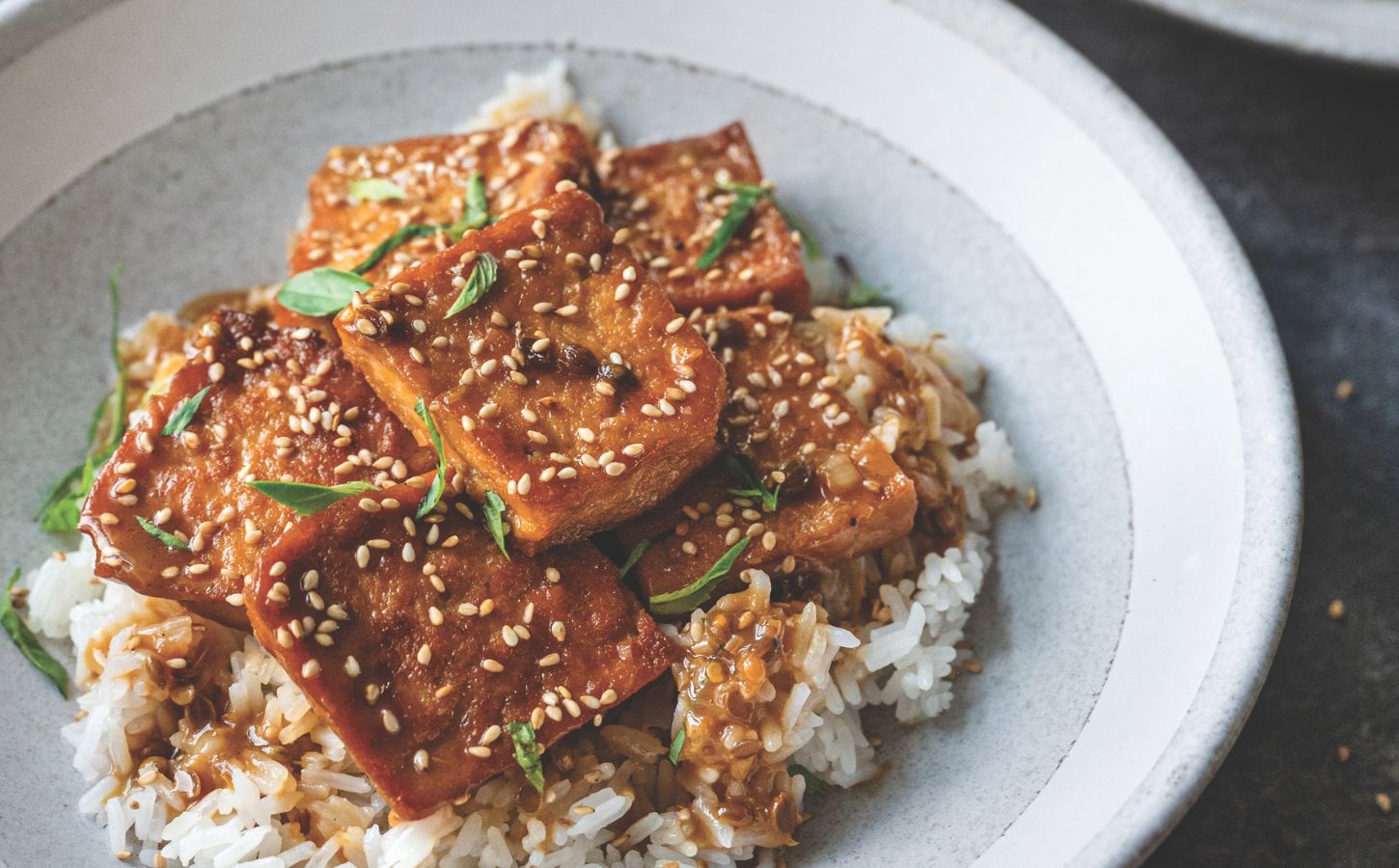 Sticky Coconut Milk Braised Tofu