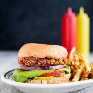 Simple Black Bean Burger
