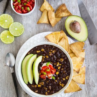 Simple Instant Pot Black Bean Soup