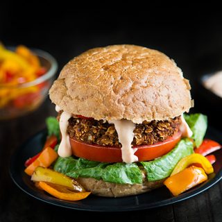 Barbecue Black-Eyed Pea Burgers