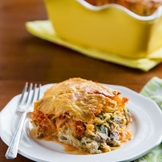 Spaghetti Squash Pesto Lasagna