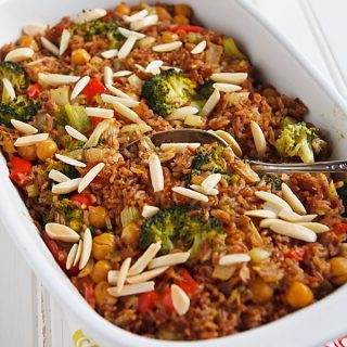 Creamy Vegan Broccoli and Rice Casserole