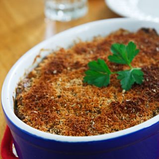Creamy Creole Eggplant Casserole