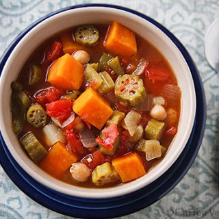 Sweet Potato, Okra, and Chickpea Gumbo