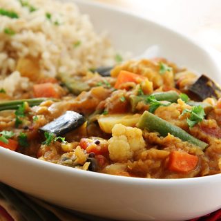 Red Lentil Sambar from Vegan Fire and Spice