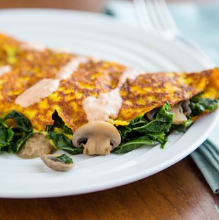 Vegan Omelette for One