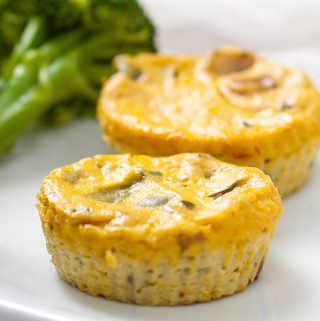 Mini Crustless Tofu Quiches