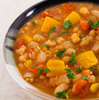 Tunisian Bean and Chickpea Stew