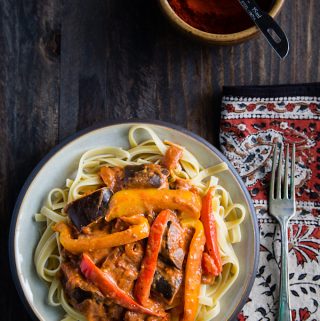 Eggplant Paprikash