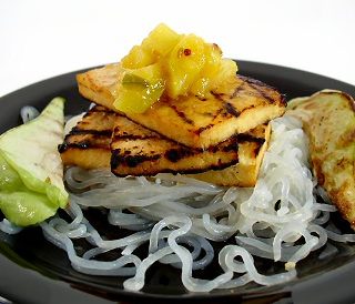 Grillin’ in the Rain (Orange-Ginger Tofu)