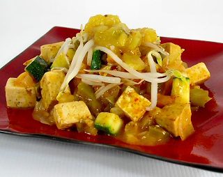 Thai Red Curry with Mango Chutney