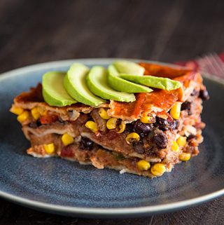 Mexican Lasagna (or Enchilada Casserole)