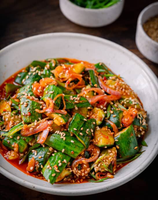 Spicy Korean Cucumber Salad