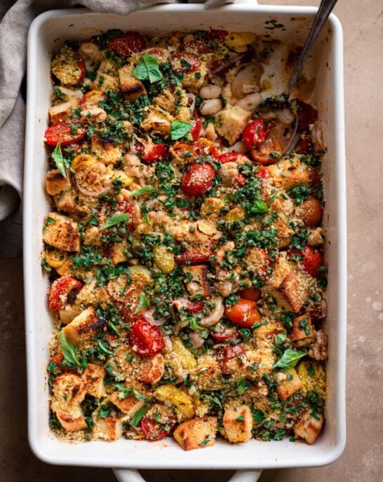Tomato and White Bean Casserole