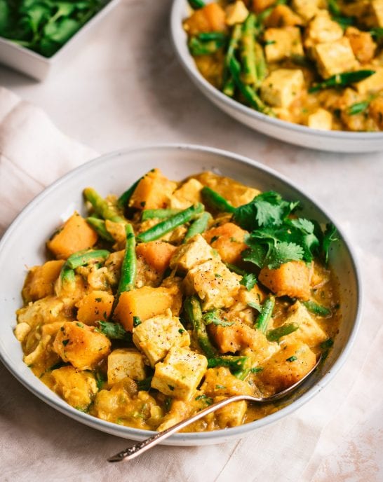 Vegan Pumpkin Curry with Tofu
