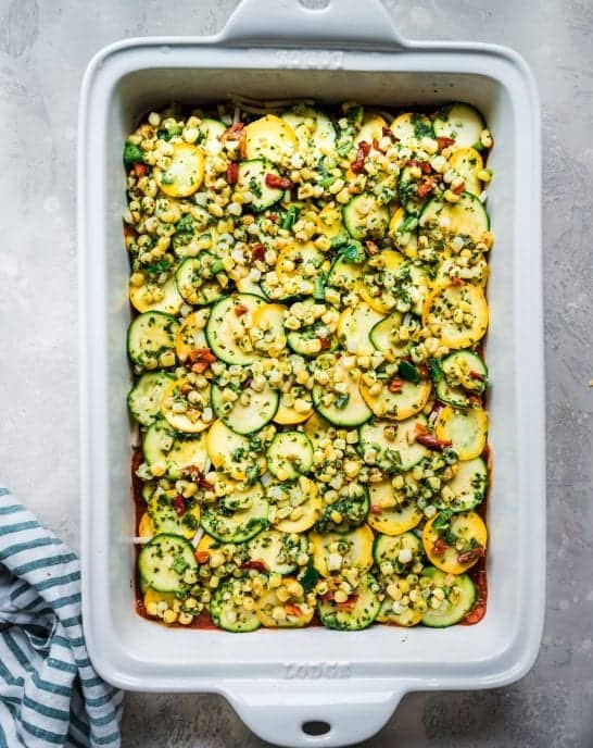 Crispy Zucchini and Corn Casserole