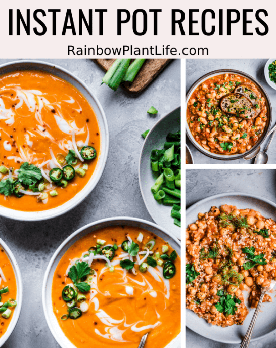 3 Vegan Instant Pot Dump and Go Recipes