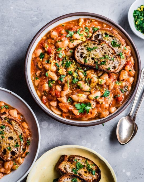 Vegan Instant Pot White Bean Stew