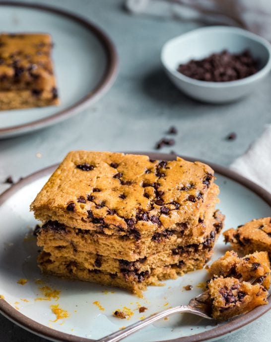 Vegan Pumpkin Sheet Pancakes
