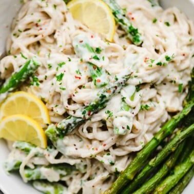 Lemon Asparagus Pasta