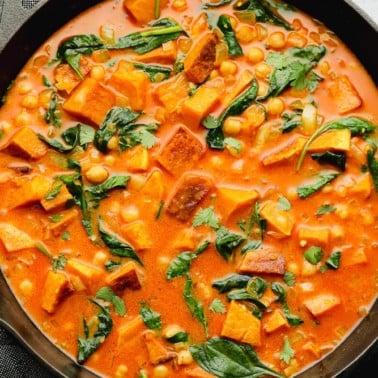 Butternut Squash Curry with Chickpeas