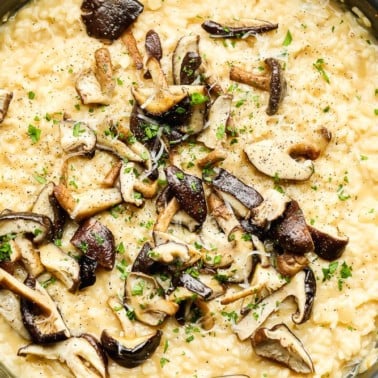 Vegan Mushroom Risotto