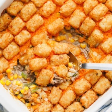 Vegan Tater Tot Casserole