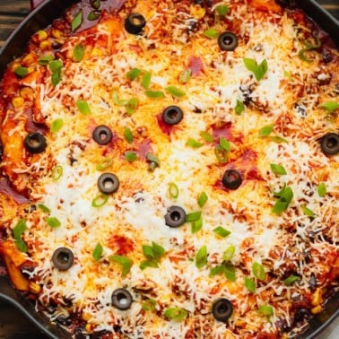 Skillet Enchiladas (Vegan)